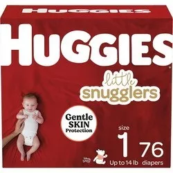 Huggies Little Snugglers 1 / 76 pcs отзывы на Srop.ru
