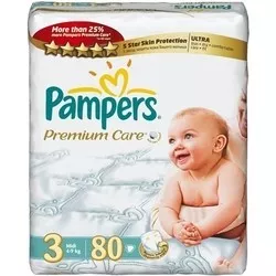 Pampers Premium Care 3 / 80 pcs отзывы на Srop.ru