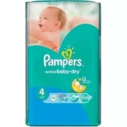 Pampers Active Baby-Dry 4 / 13 pcs отзывы на Srop.ru