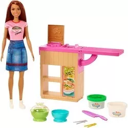 Barbie Noodle Bar Playset with Brunette GHK44 отзывы на Srop.ru