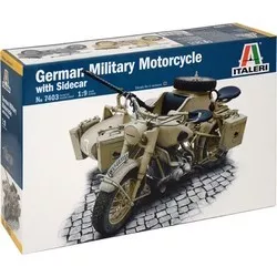 ITALERI German Military Motorcycle with Side Car (1:9) отзывы на Srop.ru