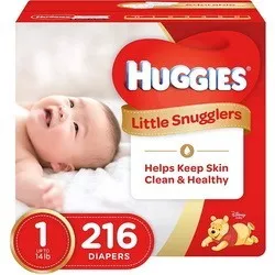 Huggies Little Snugglers 1 / 216 pcs отзывы на Srop.ru