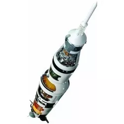 4D Master Saturn V Rocket Cutaway 26117 отзывы на Srop.ru