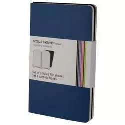 Moleskine Set of 2  Ruled  Volant Notebooks Prussian Blue отзывы на Srop.ru