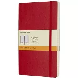 Moleskine Ruled Notebook Large Soft Red отзывы на Srop.ru