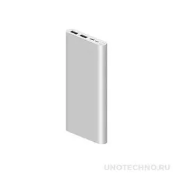 Xiaomi Mi Power Bank 3 2xUSB A + USB C 10000 (серебристый) отзывы на Srop.ru