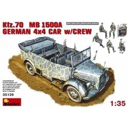 MiniArt Kfz.70 MB 1500A German 4x4 Car w/Crew (1:35) отзывы на Srop.ru