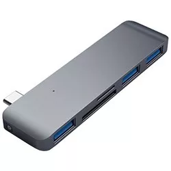 Satechi Aluminum Type-C USB Hub (серый) отзывы на Srop.ru