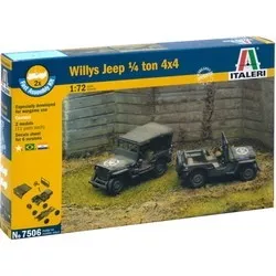 ITALERI Willys Jeep 1/4 Ton 4x4 (1:72) отзывы на Srop.ru