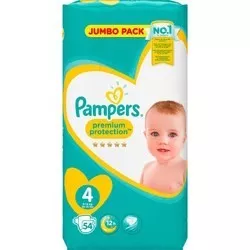 Pampers Premium Protection 4 / 54 pcs отзывы на Srop.ru