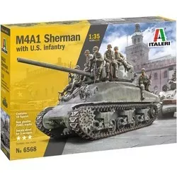ITALERI M4A1 Sherman with U.S. infantry (1:35) отзывы на Srop.ru