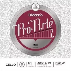 DAddario Pro-Arte Cello A String 3/4 Size Medium отзывы на Srop.ru