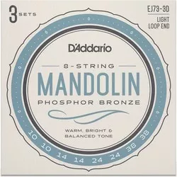 DAddario Phosphor Bronze Mandolin 10-38 (3-Pack) отзывы на Srop.ru