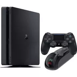 Sony PlayStation 4 Slim 500Gb + Charging Stand отзывы на Srop.ru