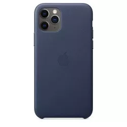 Apple Leather Case for iPhone 11 Pro (синий) отзывы на Srop.ru