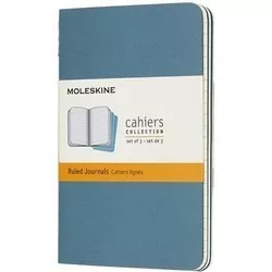 Moleskine Set of 3 Ruled Cahier Journals Pocket Light Blue отзывы на Srop.ru