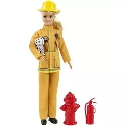 Barbie Firefighter Blonde GTN83 отзывы на Srop.ru