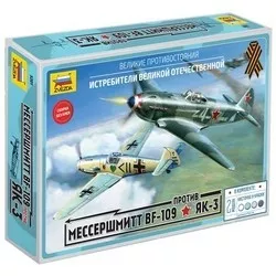 Zvezda Messerschmitt BF-109 vs. YAK-3 (1:72) отзывы на Srop.ru
