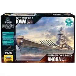 Zvezda Battleship U.S.S. Iowa (1:1200) отзывы на Srop.ru