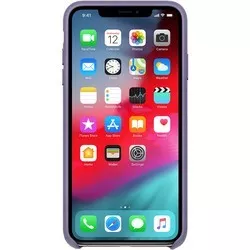 Apple Leather Case for iPhone XS Max (фиолетовый) отзывы на Srop.ru