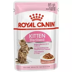 Royal Canin Kitten Sterilised Gravy Pouch 48 pcs отзывы на Srop.ru