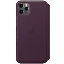 Apple Leather Folio for iPhone 11 Pro Max (фиолетовый) отзывы на Srop.ru