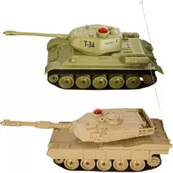 Plamennyj Motor Battle Tank T-34&Abrams M1A2 1:32 отзывы на Srop.ru
