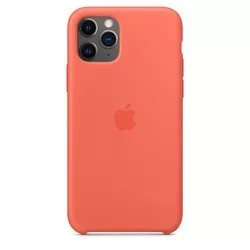 Apple Silicone Case for iPhone 11 Pro (оранжевый) отзывы на Srop.ru