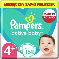 Pampers Active Baby 4 Plus / 164 pcs отзывы на Srop.ru