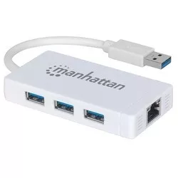 MANHATTAN 3-Port USB 3.0 Hub + RJ45 отзывы на Srop.ru