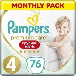 Pampers Premium Care Pants 4 / 76 pcs отзывы на Srop.ru