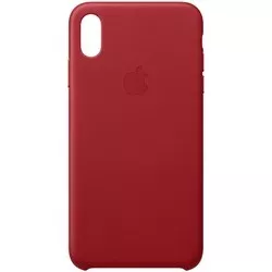 Apple Leather Case for iPhone XS Max (красный) отзывы на Srop.ru