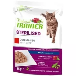 Trainer Adult Sterilised with Beef Pouch 85 g отзывы на Srop.ru